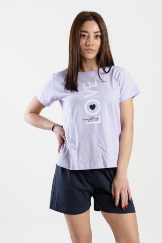 Παιδικές πιτζάμες κορίτσι Pretty Baby 63153 Λιλά