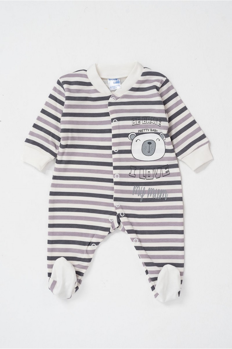 Βρεφικό φορμάκι Interlock PRETTY BABY Bear 35993 Βρεφικό φορμάκι Interlock PRETTY BABY Bear 35993