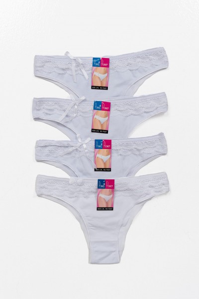Προσφορά κιλοτάκια λευκά Power Flower 4 Pack F6207