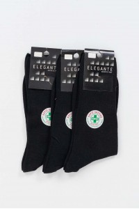 Μάλλινες κάλτσες Χωρίς Λάστιχο ELEGANTE 5601 3 Pack