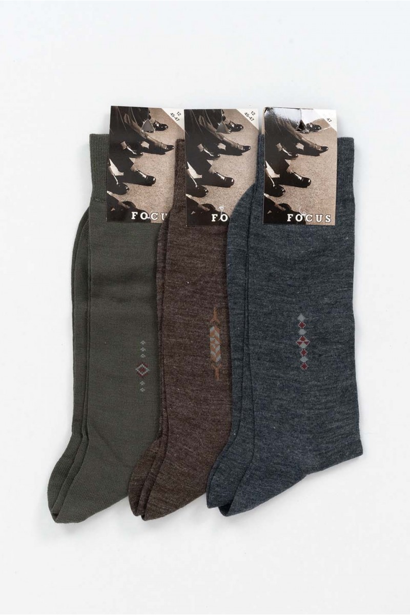 Ανδρικές μάλλινες κάλτσες FOCUS 4310 65