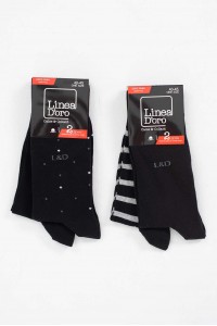 Ανδρικές κάλτσες LINEA DORO 4 Pack 502 Ανδρικές κάλτσες LINEA DORO 4 Pack 502
