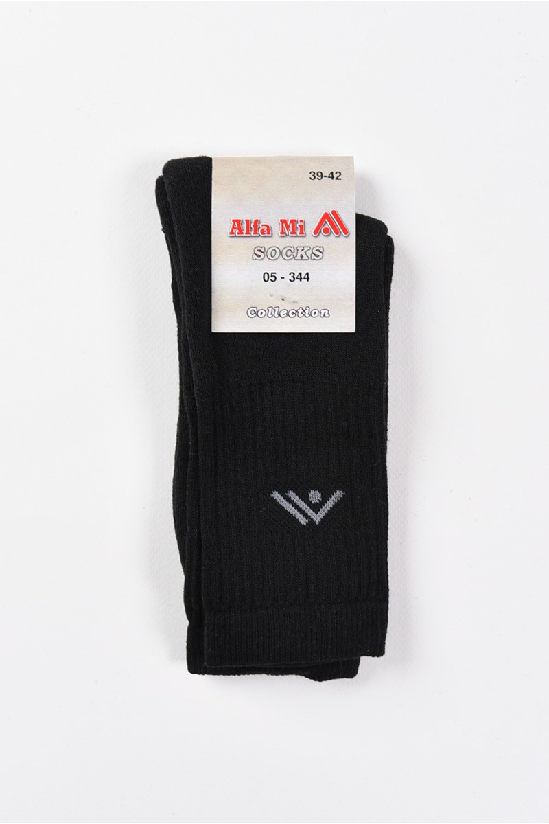 Αθλητικές κάλτσες ALFA MI Ανθρακί και Μαύρο