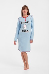Νυχτικό Relax Farm Προσφορά Σιελ Νυχτικό Relax Farm Προσφορά Σιελ