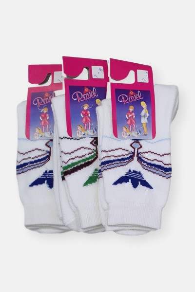 Παιδικές κάλτσες CARAVEL White 3Pack