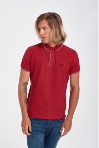 Ανδρική μπλούζα Polo Pique REBASE Deep Red Καλοκαίρι 2020 Ανδρική μπλούζα Polo Pique REBASE Deep Red Καλοκαίρι 2020