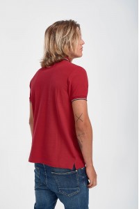 Ανδρική μπλούζα Polo Pique REBASE Deep Red Καλοκαίρι 2020 Ανδρική μπλούζα Polo Pique REBASE Deep Red Καλοκαίρι 2020