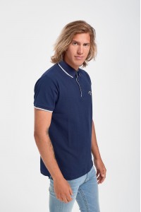 Ανδρική μπλούζα Polo Pique REBASE NAVY Καλοκαίρι 2020 Ανδρική μπλούζα Polo Pique REBASE NAVY Καλοκαίρι 2020