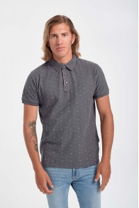 Ανδρική μπλούζα Polo Pique REBASE Anchor ANTHRACITE Ανδρική μπλούζα Polo Pique REBASE Anchor ANTHRACITE