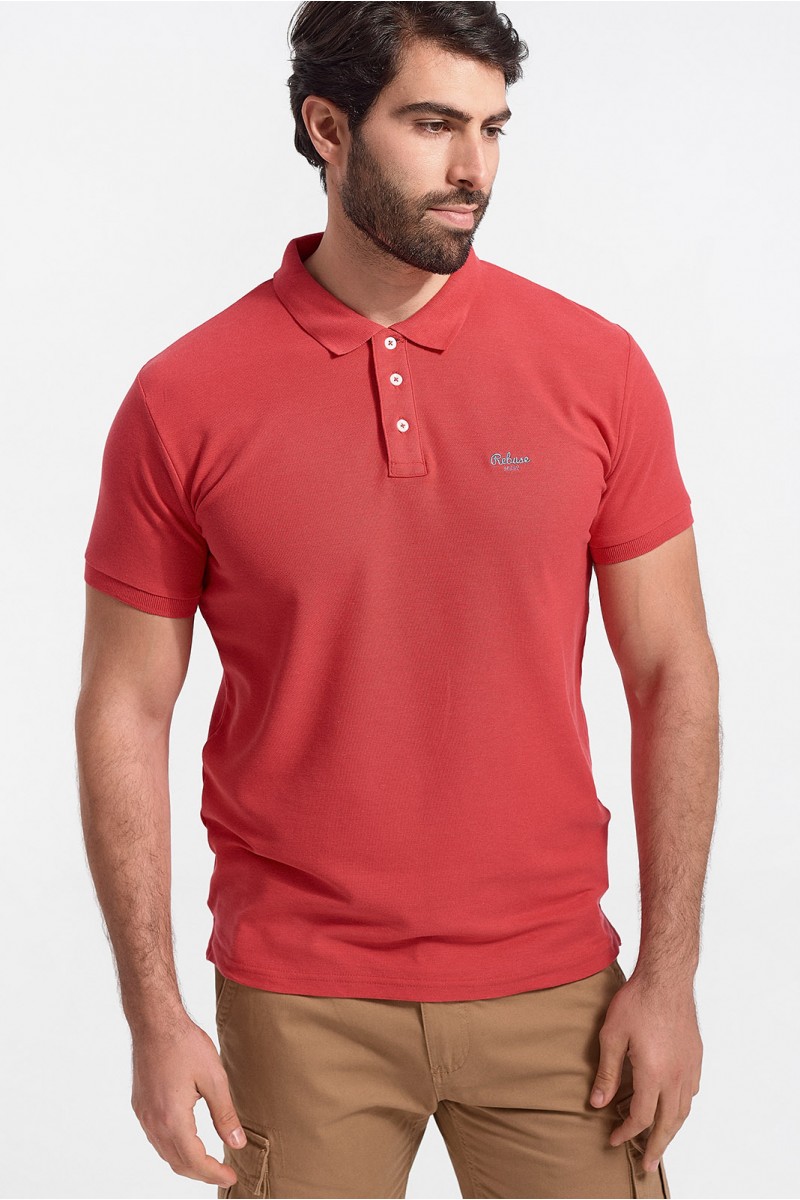 Ανδρικό Polo Πικέ REBASE RGS 32S CORAL