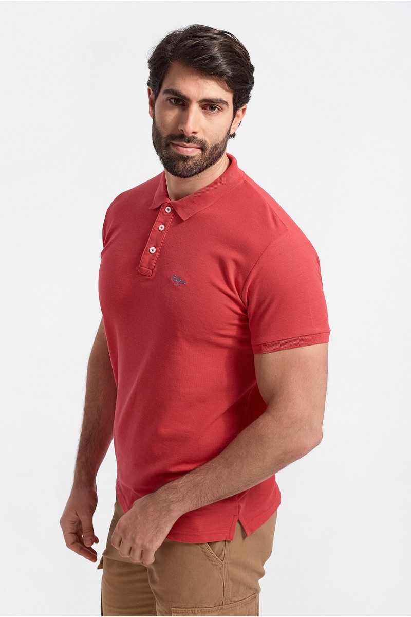 Ανδρικό Polo Πικέ REBASE RGS 32S CORAL