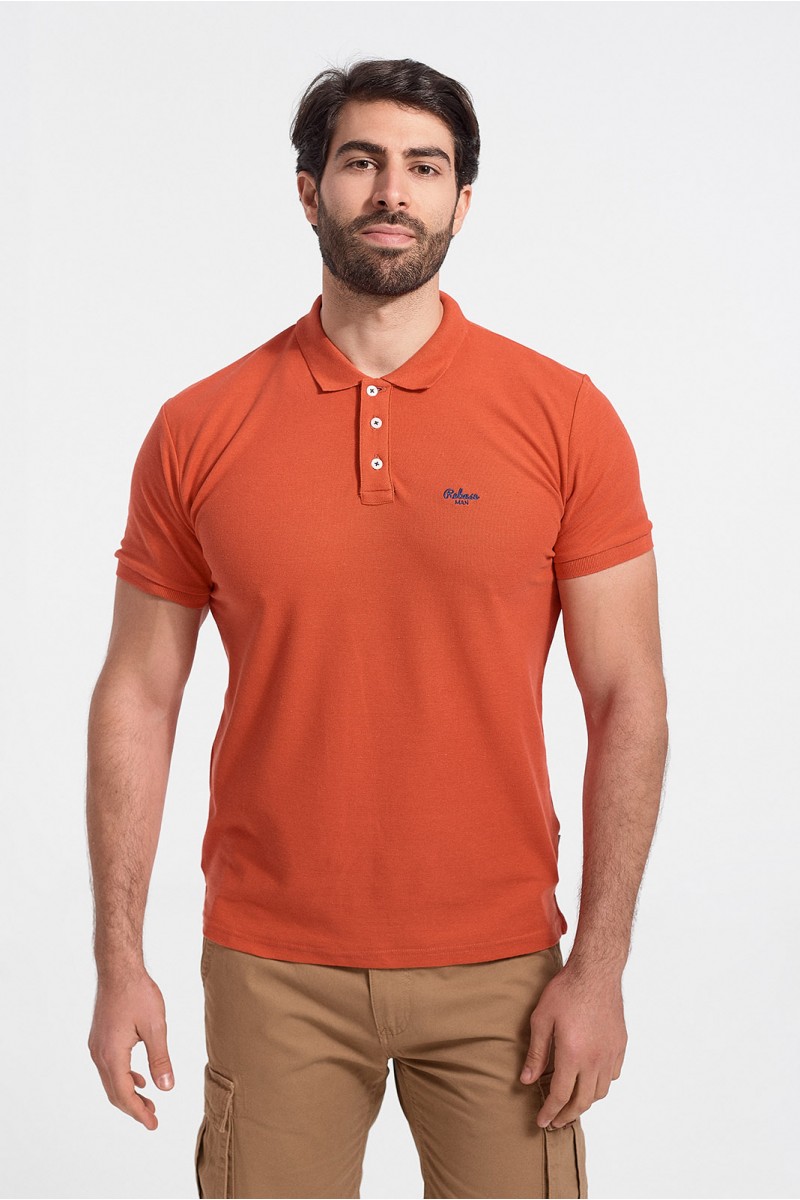 Ανδρικό Polo Πικέ REBASE RGS 32S ORANGE