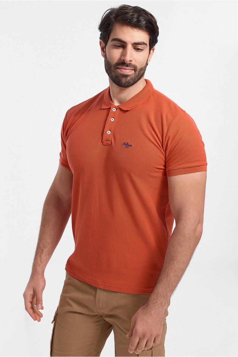 Ανδρικό Polo Πικέ REBASE RGS 32S ORANGE