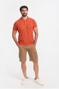 Ανδρικό Polo Πικέ REBASE RGS 32S ORANGE