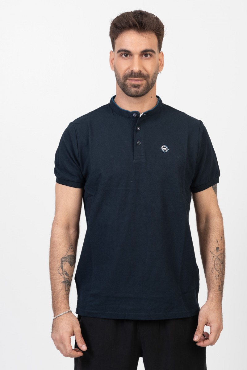 Ανδρική μπλούζα Polo Pique REBASE RPS 277S NAVY