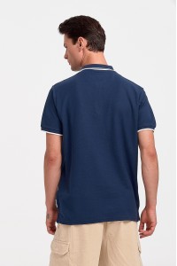 Ανδρική μπλούζα Polo Pique REBASE RGS 35S NAVY