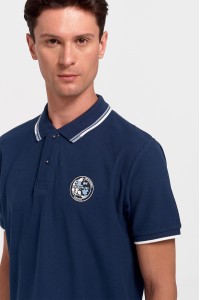 Ανδρική μπλούζα Polo Pique REBASE RGS 35S NAVY