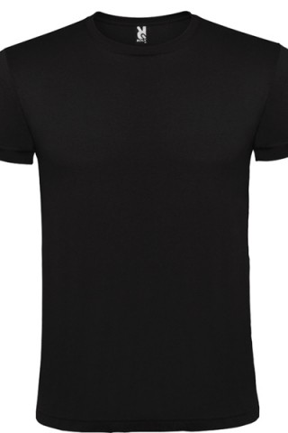 Ανδρικό T-Shirt ROLY ATOMIC 150 PLUS SIZE ΜΑΥΡΟ