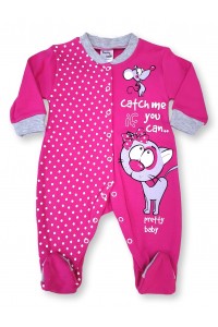 Βρεφικό φορμάκι Ιντερλοκ PRETTY BABY Cat & mouse Βρεφικό φορμάκι Ιντερλοκ PRETTY BABY Cat & mouse