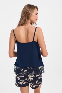 Πιτζάμα σετ SEXEN Viscoze NAVY 81444