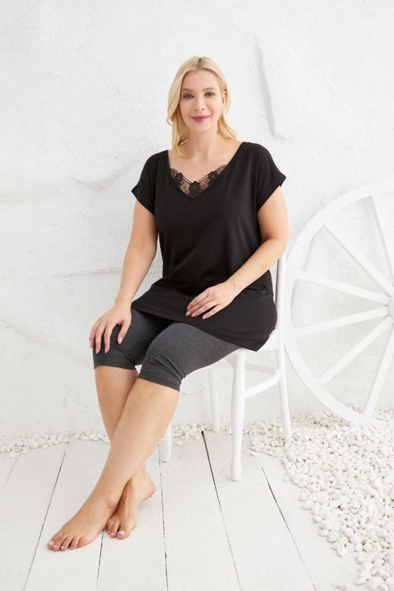 Γυναικεία Πιτζάμα PLUS SIZE SEXEN 93052 Γυναικεία Πιτζάμα PLUS SIZE SEXEN 93052