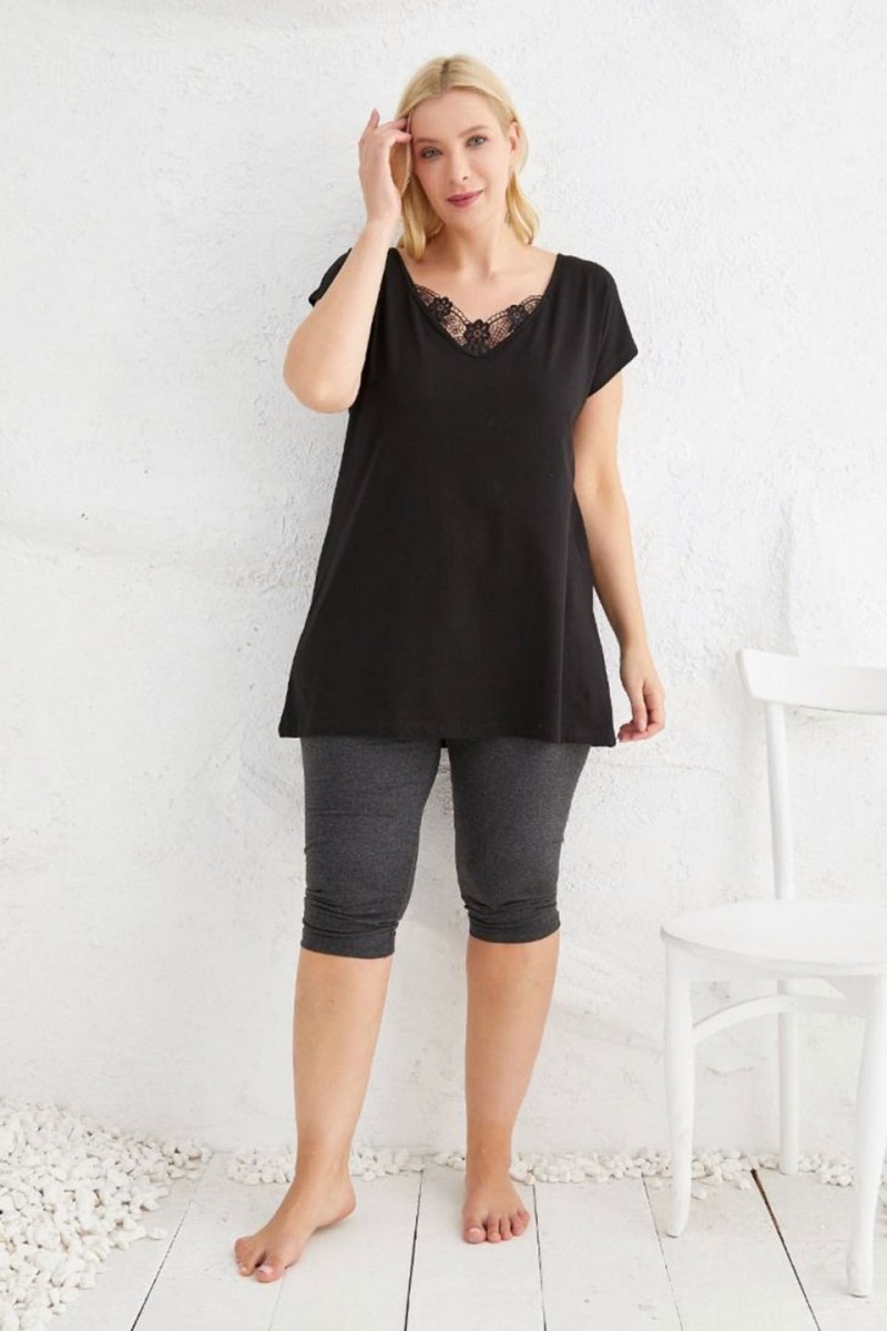 Γυναικεία Πιτζάμα PLUS SIZE SEXEN 93052 Γυναικεία Πιτζάμα PLUS SIZE SEXEN 93052