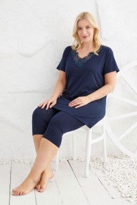 Γυναικεία Πιτζάμα PLUS SIZE SEXEN 93081 Γυναικεία Πιτζάμα PLUS SIZE SEXEN 93081