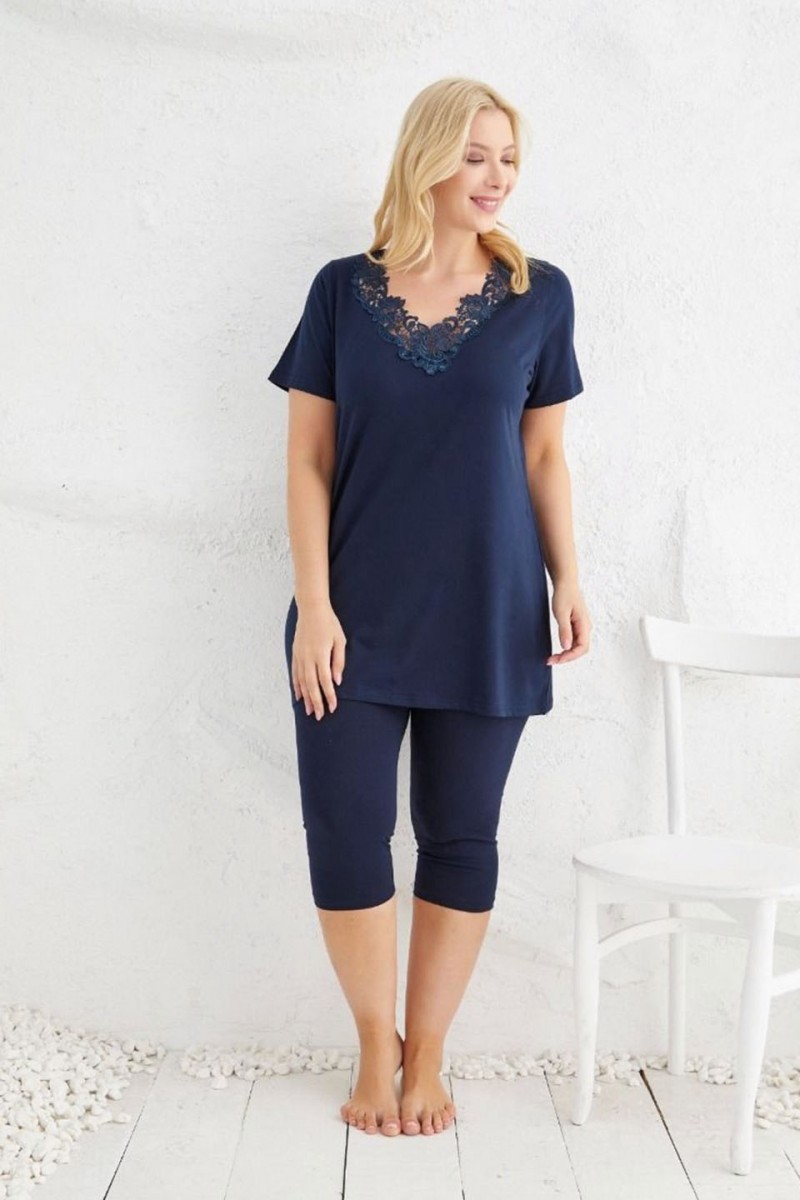 Γυναικεία Πιτζάμα PLUS SIZE SEXEN 93081 Γυναικεία Πιτζάμα PLUS SIZE SEXEN 93081