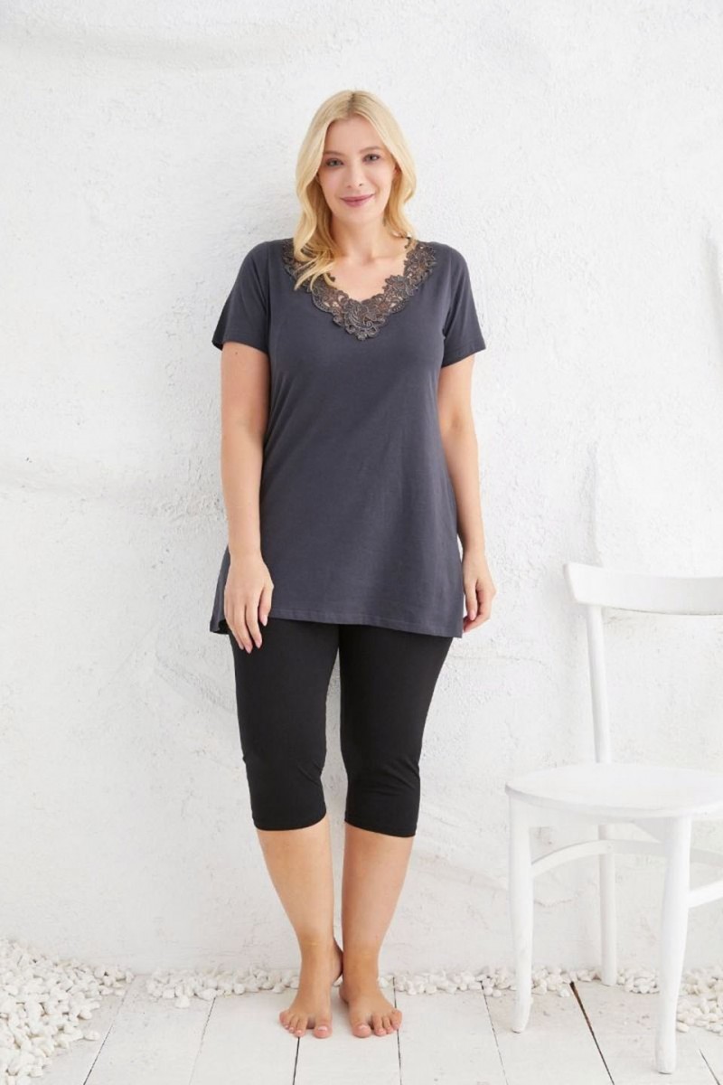 Γυναικεία Πιτζάμα PLUS SIZE SEXEN 93118 Γυναικεία Πιτζάμα PLUS SIZE SEXEN 93118