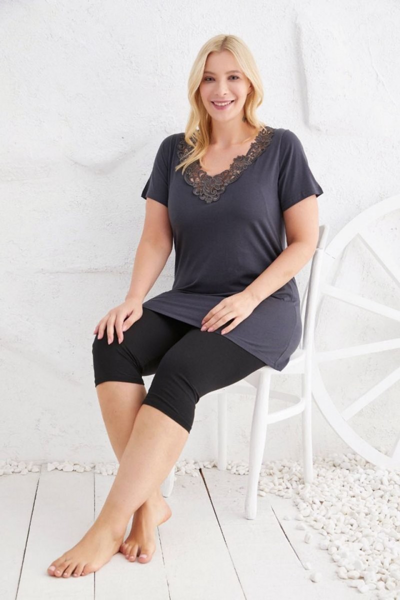 Γυναικεία Πιτζάμα PLUS SIZE SEXEN 93118 Γυναικεία Πιτζάμα PLUS SIZE SEXEN 93118