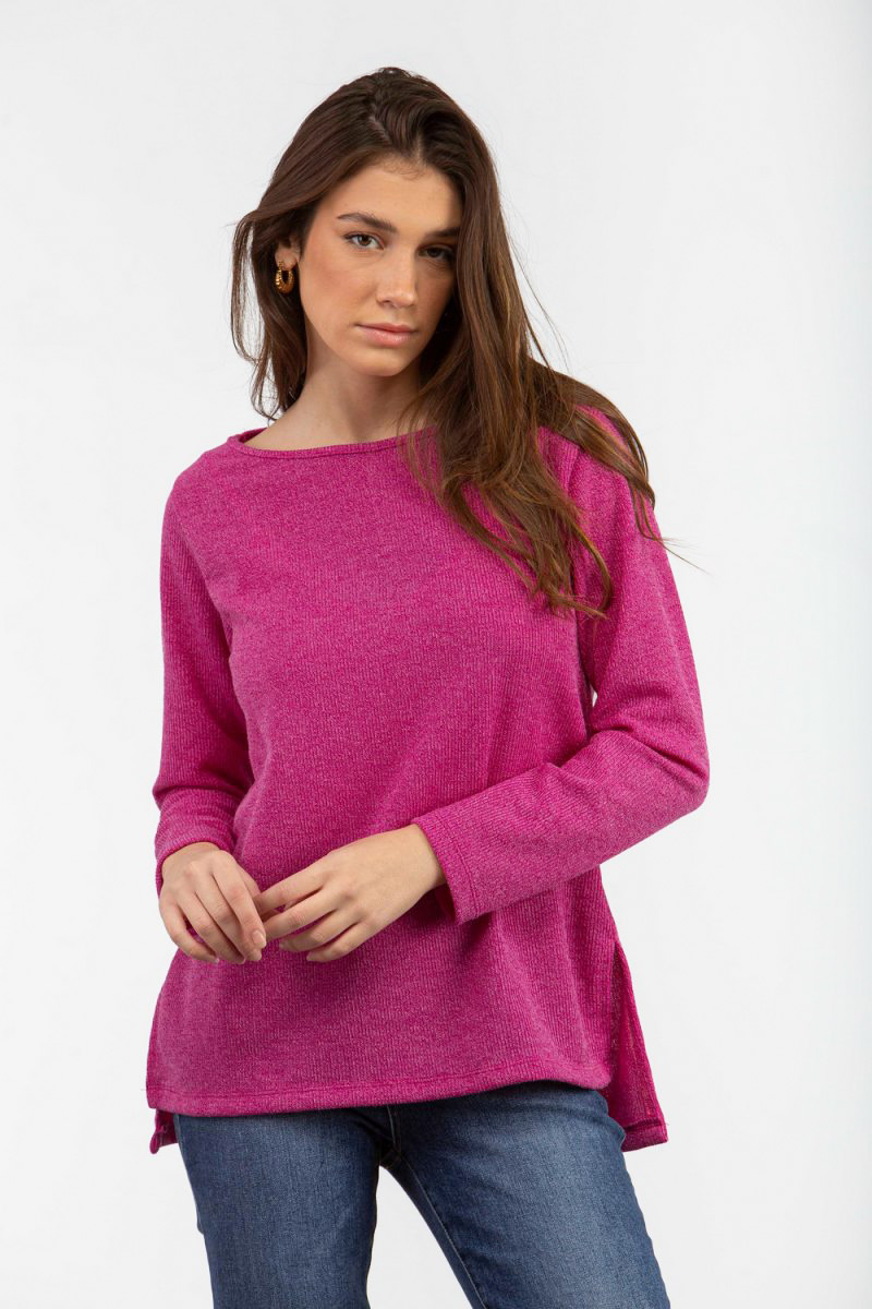 Μπλούζα Πλεκτή SIMPLE FASHION Ασύμμετρη 22 1039 Μπλούζα Πλεκτή SIMPLE FASHION Ασύμμετρη 22 1039