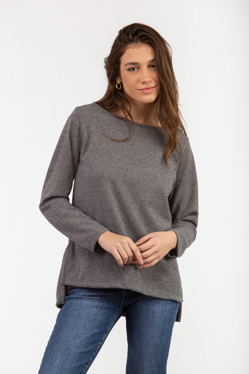 Μπλούζα Πλεκτή SIMPLE FASHION Ασύμμετρη 22 1039 Μπλούζα Πλεκτή SIMPLE FASHION Ασύμμετρη 22 1039