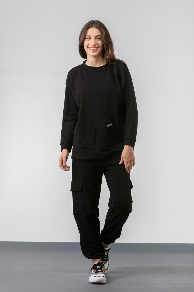 Παντελόνι φούτερ SIMPLE FASHION Cargo 6003 Παντελόνι φούτερ SIMPLE FASHION Cargo 6003