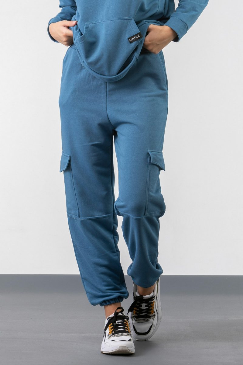 Παντελόνι φούτερ SIMPLE FASHION Cargo 6003 Παντελόνι φούτερ SIMPLE FASHION Cargo 6003