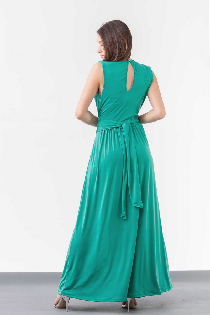 SIMPLE Φόρεμα maxi venechia κρουαζέ 322 SIMPLE Φόρεμα maxi venechia κρουαζέ 322