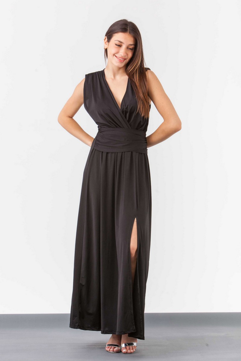 SIMPLE Φόρεμα maxi venechia κρουαζέ 322 SIMPLE Φόρεμα maxi venechia κρουαζέ 322