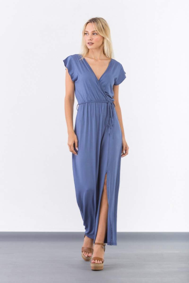 SIMPLE FASHION Φόρεμα maxi viscose 254