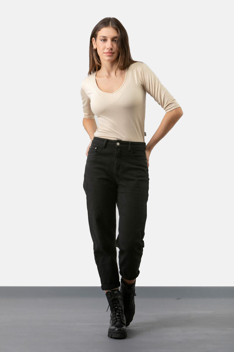 Γυναικείο παντελόνι Τζιν SIMPLE FASHION 6006 Γυναικείο παντελόνι Τζιν SIMPLE FASHION 6006