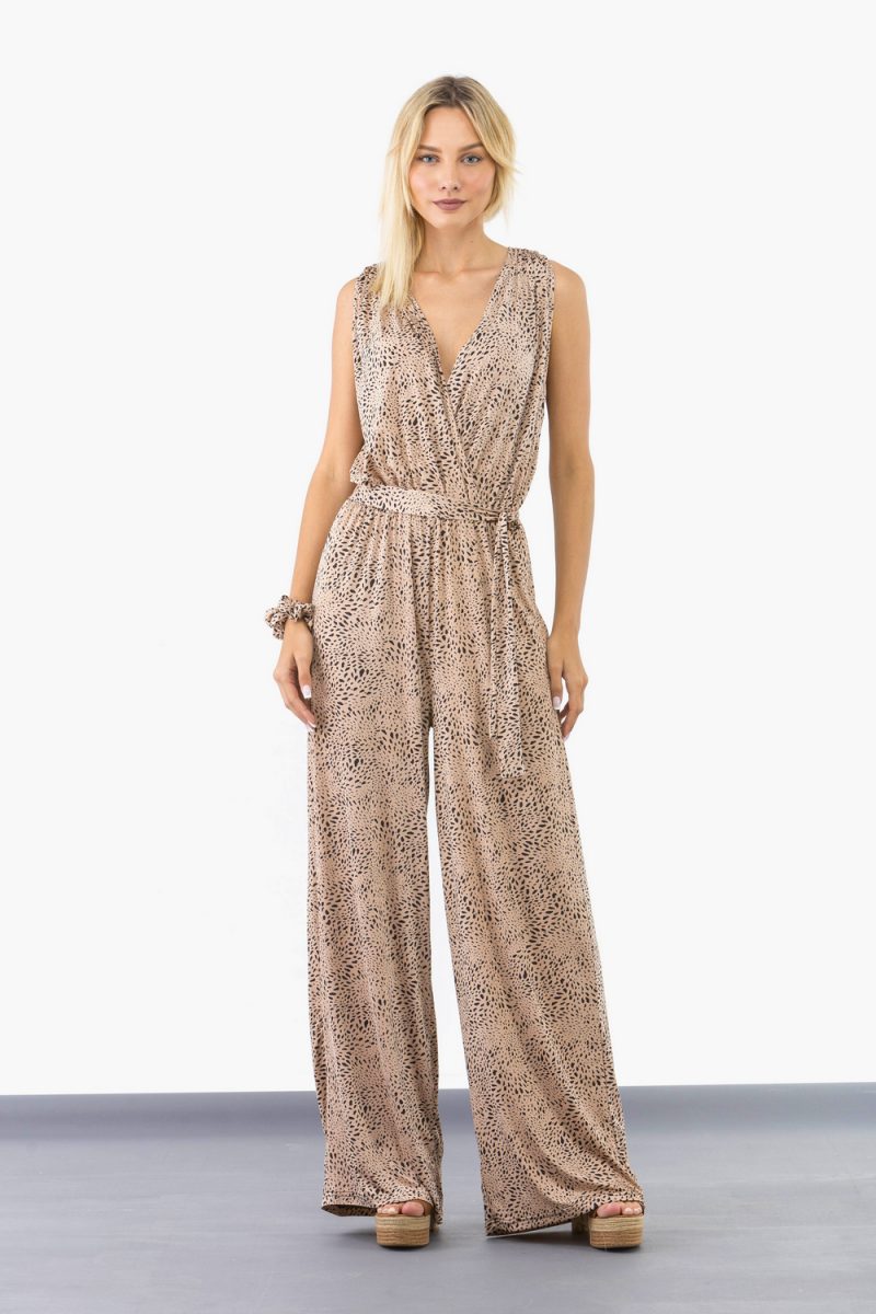 SIMPLE FASHION Ολόσωμη φόρμα leopard 629 SIMPLE FASHION Ολόσωμη φόρμα leopard 629
