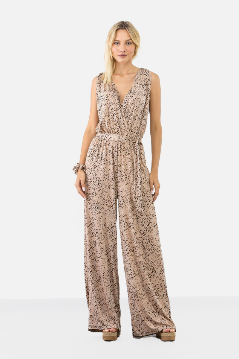 SIMPLE FASHION Ολόσωμη φόρμα leopard 629 SIMPLE FASHION Ολόσωμη φόρμα leopard 629