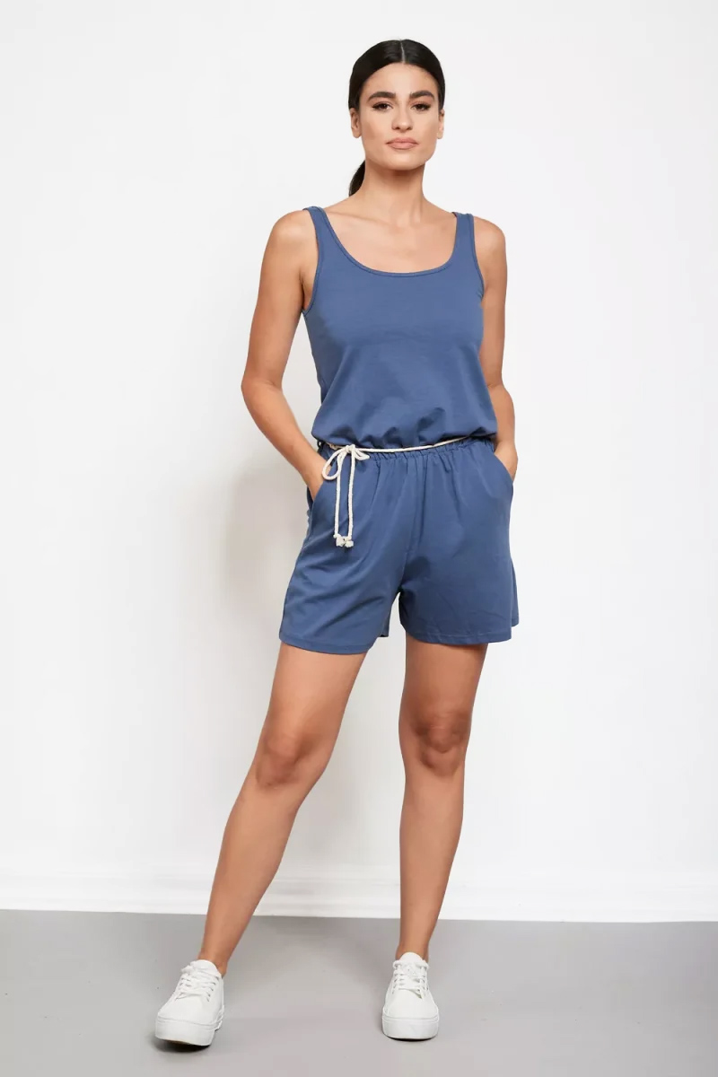 Ολόσωμο σορτς με Κορδόνι SIMPLE FASHION 648 Ολόσωμο σορτς με Κορδόνι SIMPLE FASHION 648