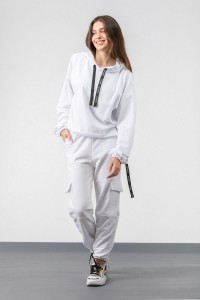 Μπλούζα φούτερ τρέσα SIMPLE FASHION 7015 Μπλούζα φούτερ τρέσα SIMPLE FASHION 7015