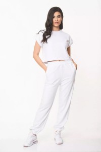 Παντελόνι φούτερ με λάστιχο SIMPLE FASHION 0-7003 Παντελόνι φούτερ με λάστιχο SIMPLE FASHION 0-7003