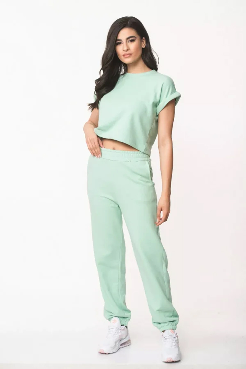 Παντελόνι φούτερ με λάστιχο SIMPLE FASHION 0-7003 Παντελόνι φούτερ με λάστιχο SIMPLE FASHION 0-7003