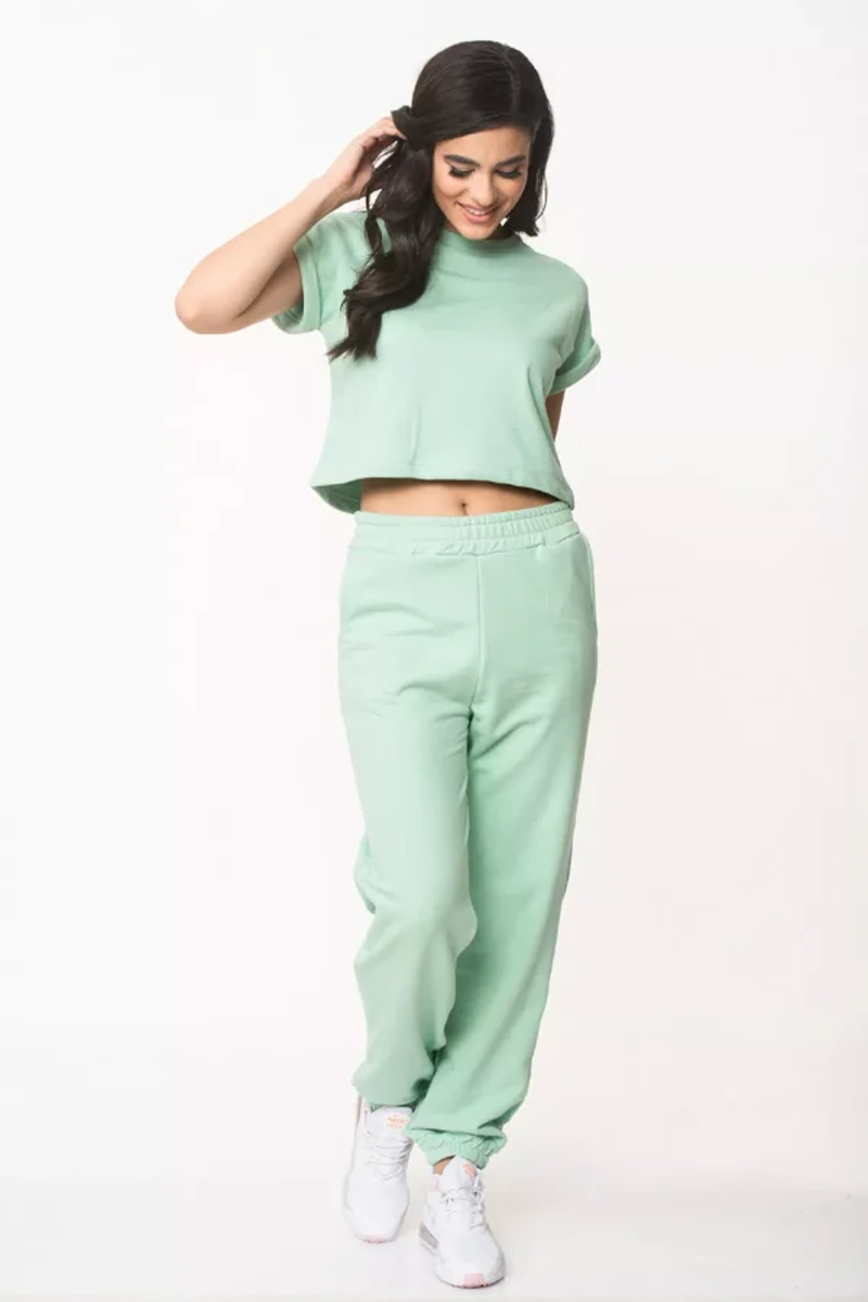 Παντελόνι φούτερ με λάστιχο SIMPLE FASHION 0-7003 Παντελόνι φούτερ με λάστιχο SIMPLE FASHION 0-7003