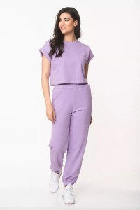 Παντελόνι φούτερ με λάστιχο SIMPLE FASHION 0-7003 Παντελόνι φούτερ με λάστιχο SIMPLE FASHION 0-7003