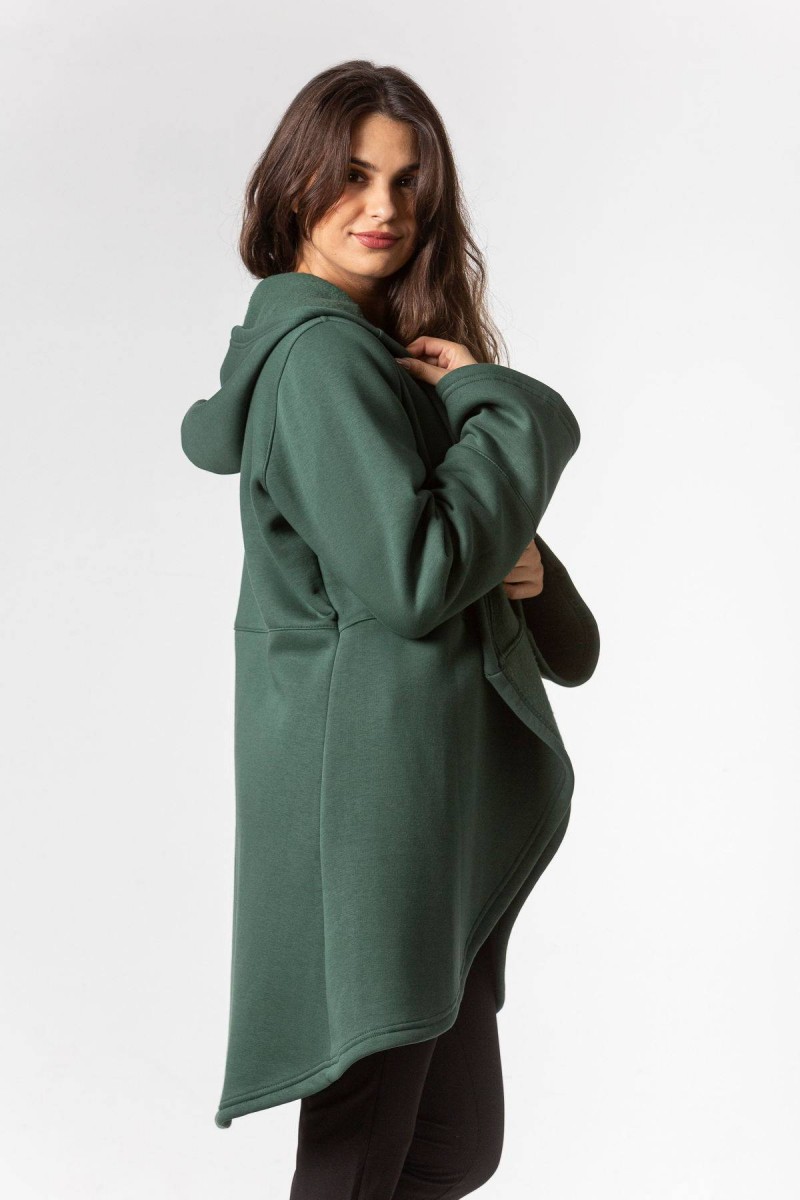 Ζακέτα φούτερ καμπάνα SIMPLE FASHION 5007 Ζακέτα φούτερ καμπάνα SIMPLE FASHION 5007