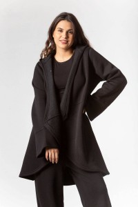 Ζακέτα φούτερ καμπάνα SIMPLE FASHION 5007 Ζακέτα φούτερ καμπάνα SIMPLE FASHION 5007