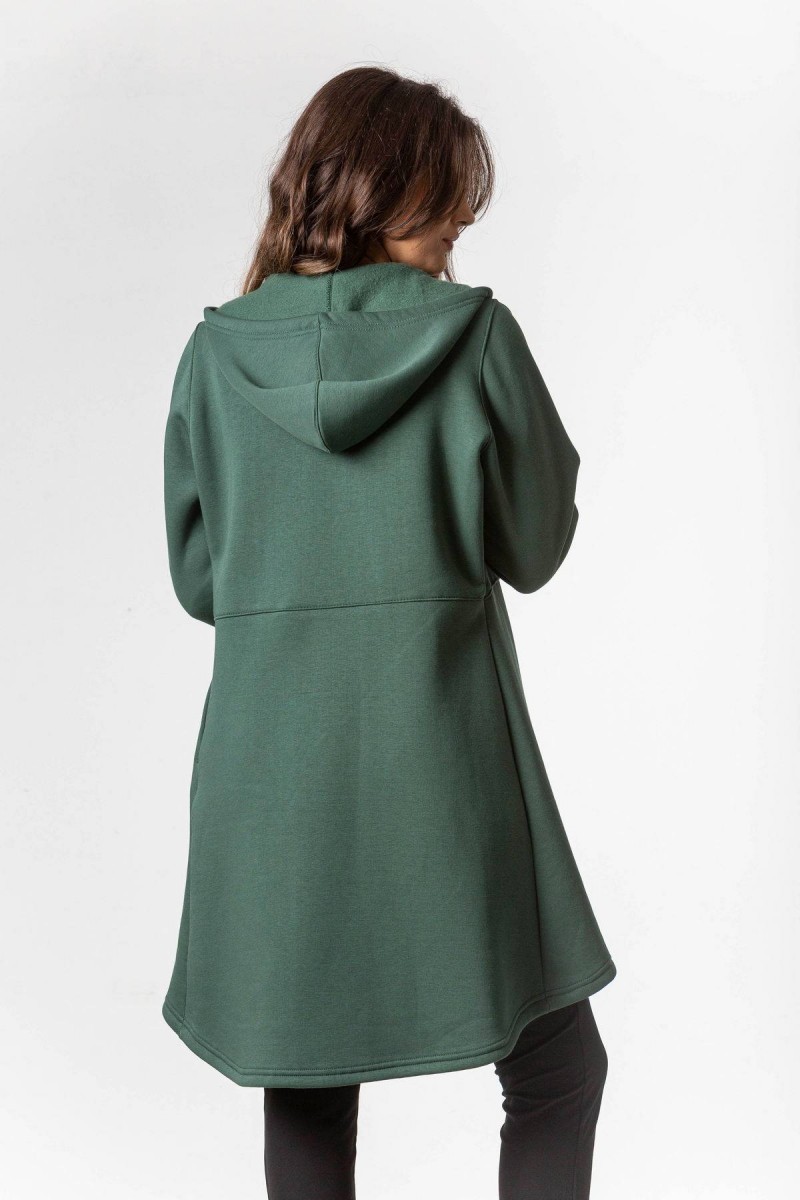 Ζακέτα φούτερ καμπάνα SIMPLE FASHION 5007 Ζακέτα φούτερ καμπάνα SIMPLE FASHION 5007