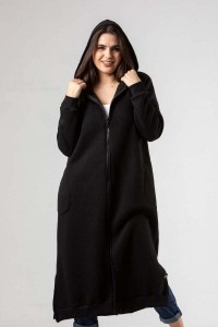 Ζακέτα φούτερ μακριά SIMPLE FASHION 5006 Ζακέτα φούτερ μακριά SIMPLE FASHION 5006